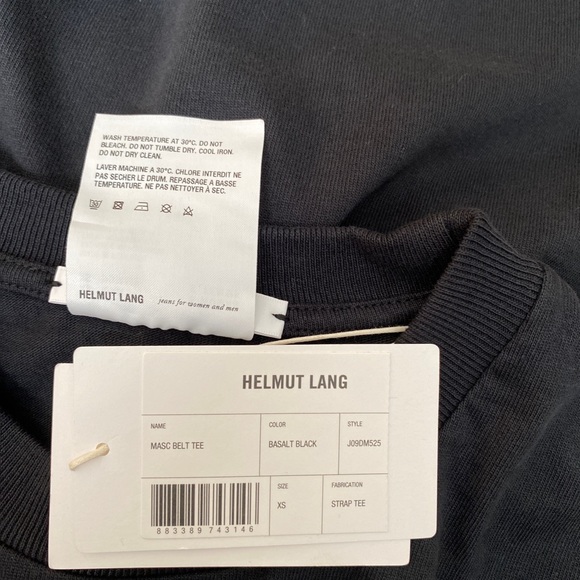 Helmut Lang Strap Longsleeve T-Shirt / Small NWT - Picture 10 of 11